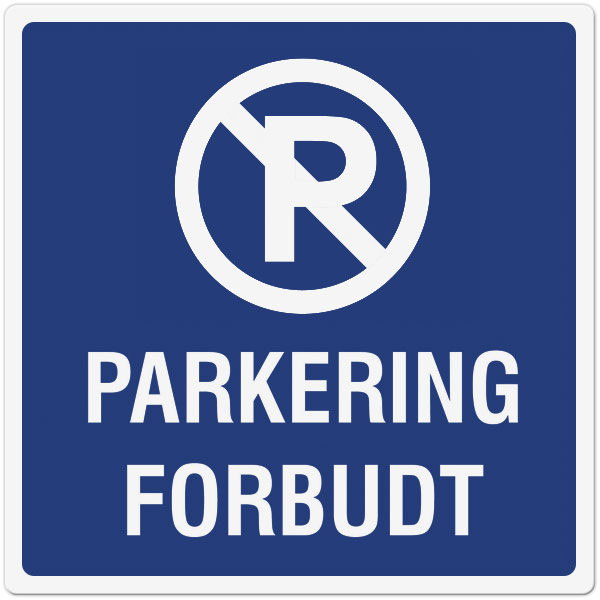 Forbudsskilt: 