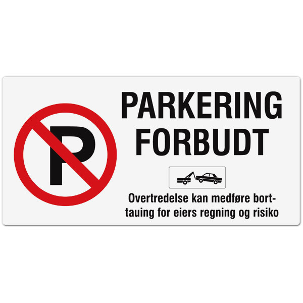 Forbudsskilt: 