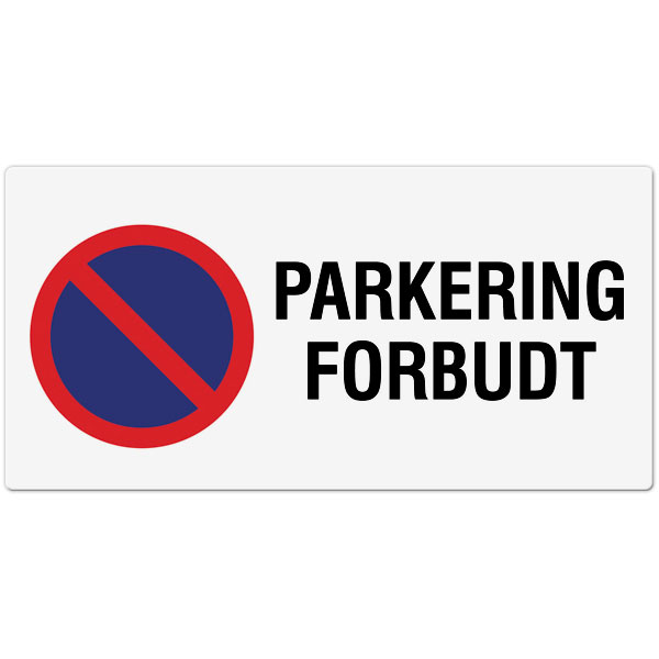Forbudsskilt: 