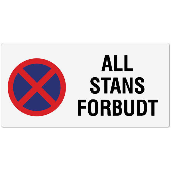 Forbudsskilt: 