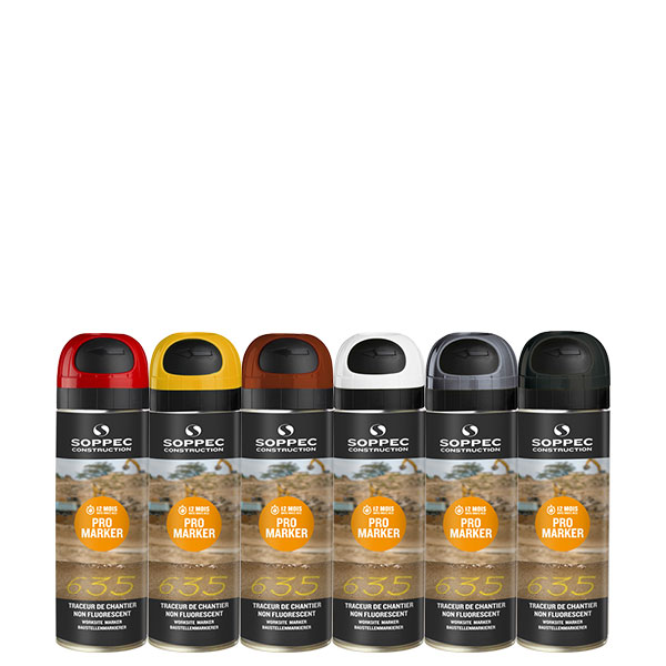 Soppec Promarker merkespray, 500 ml, 12 stk