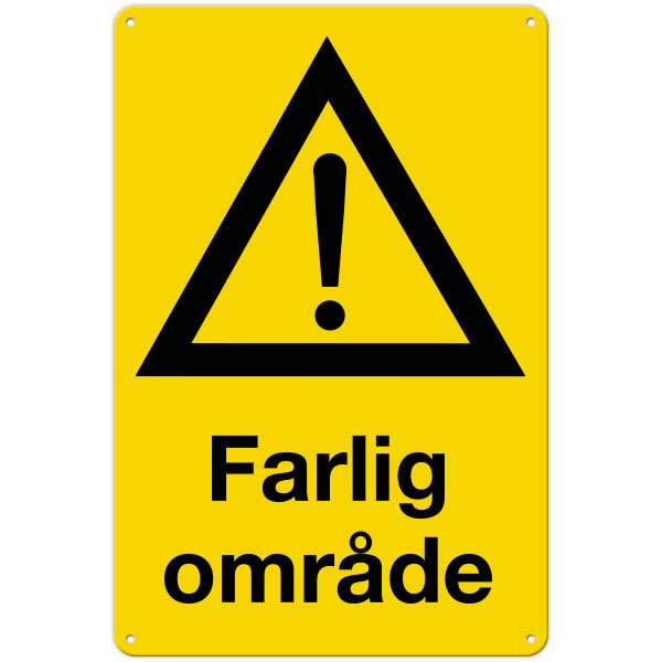 Fareskilt: 