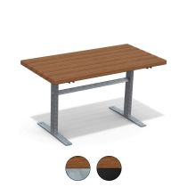 Ekeby bord, furu/stål, overflatemontert