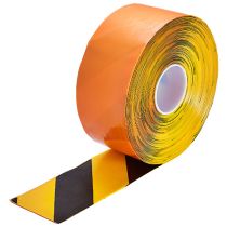 PermaStripe gulvtape, 100 mm x 30 meter, gul/sort