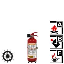 Brannslukker med frostsikkert skum, 8A/55B/25F, 2 liter